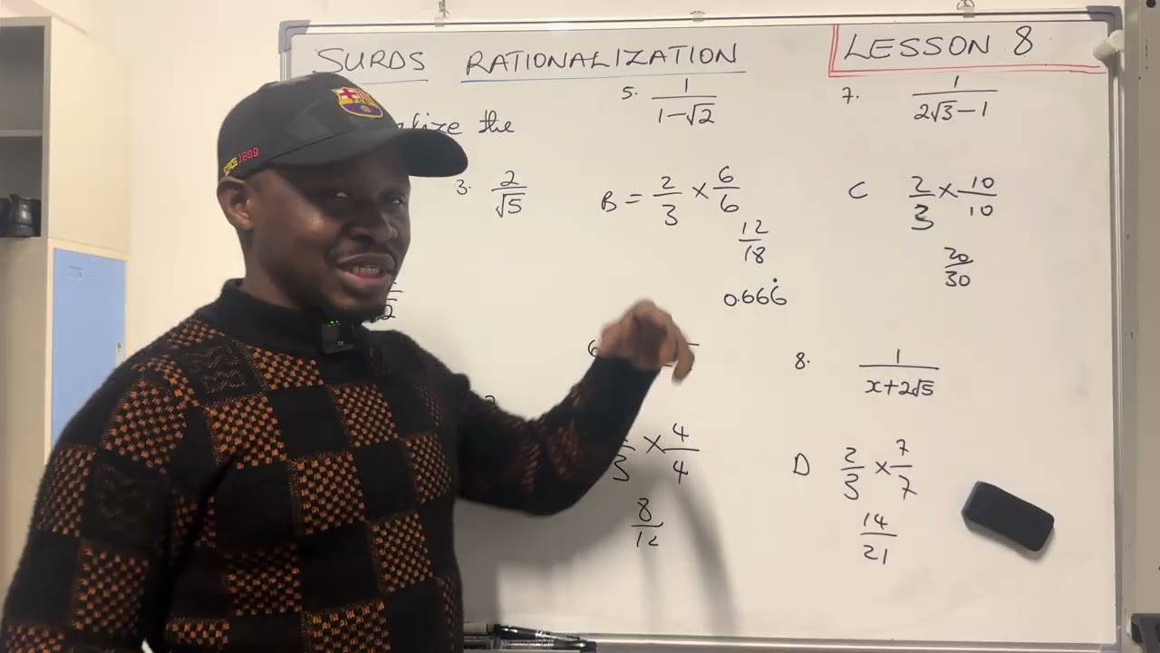 Surds : Lesson 8 : Rationalization of Surds 