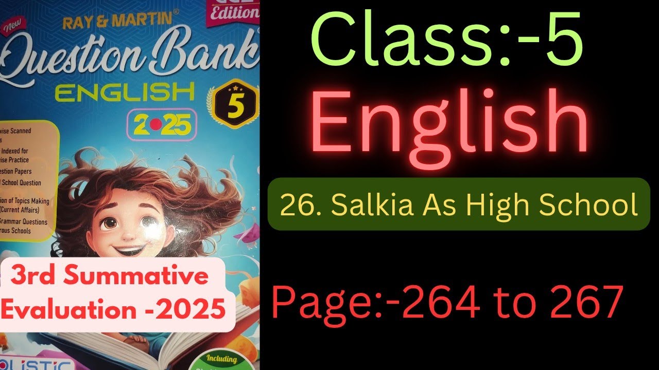 RAY MARTIN QUESTION BANK2025 English CLASS5 model26#page:-264