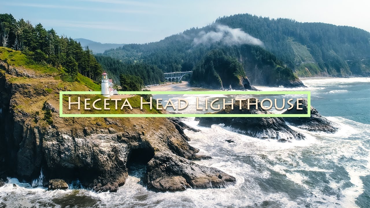 Heceta Head Lighthouse, Oregon Drone Video