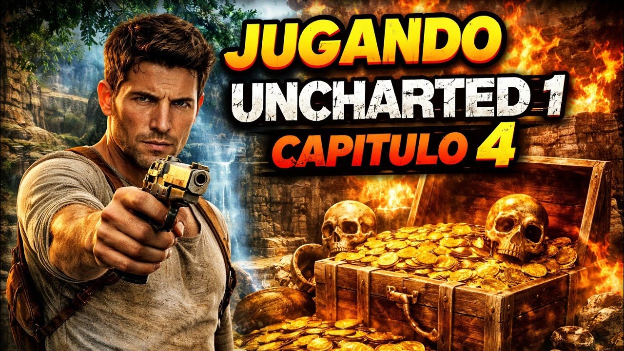 PURA ACCIÓN EN LA SELVA🌿 Uncharted 1 Capitulo 4 