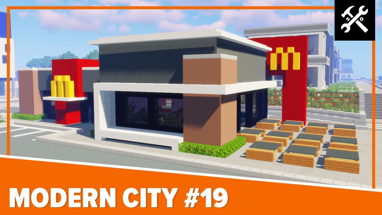 Modern City #19: McDonalds - Minecraft Timelapse