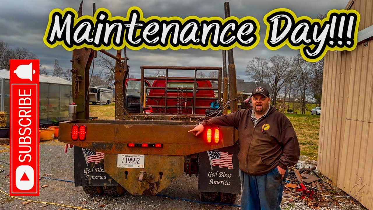 LOG TRUCK gets new tail lights, FORGE work REPAIRING an old set TONGS, …#182