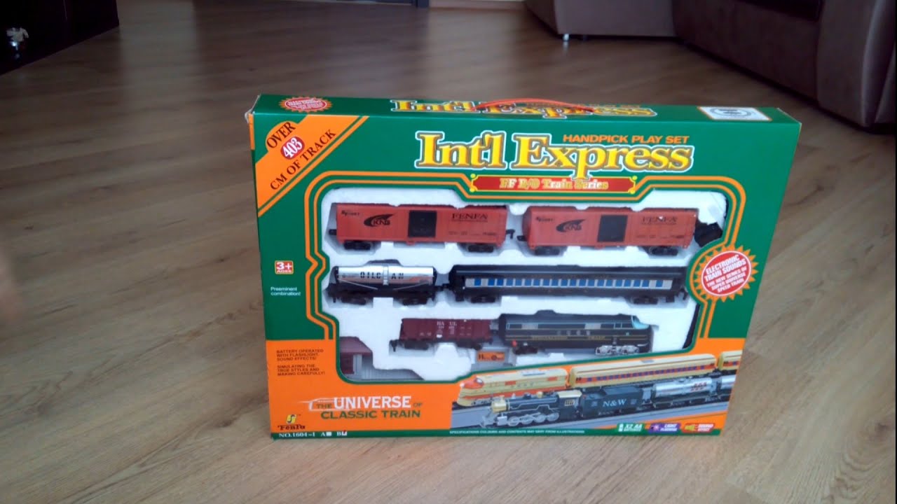 TRAIN! HANDPICK PLAY SET Int'l Express FF B/O Train Series