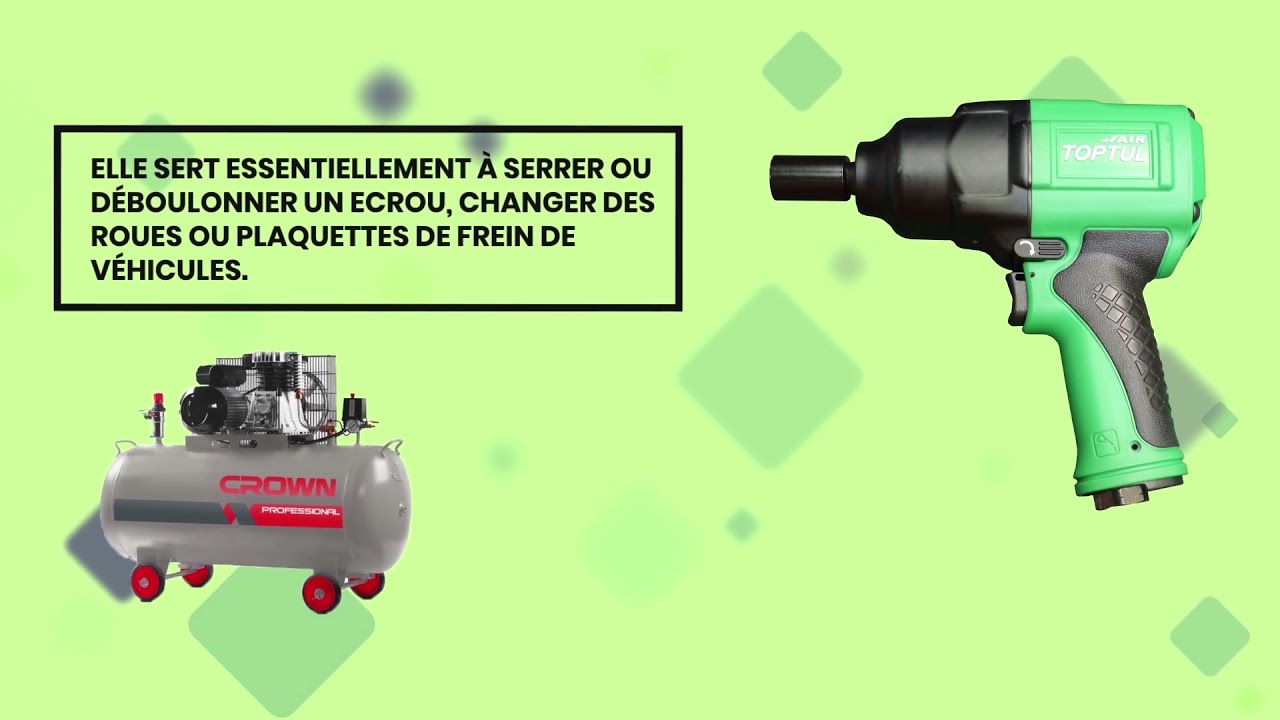 DÉMO EPISODE 24 : CLÉ À CHOC PNEUMATIQUE TOP TUL