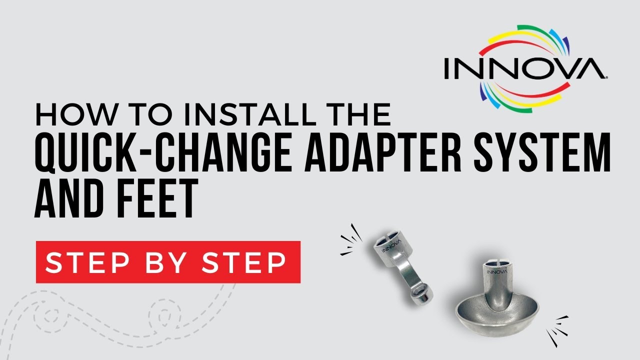 INNOVA Longarm | How to Install the Quick Change Adapter System for Quick Change Feet
