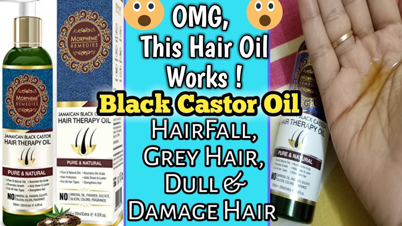 Morpheme Remedies Jamaican Black Castor Hair Oil Review & Giveaway Anouncement | Hair fall, greyhair