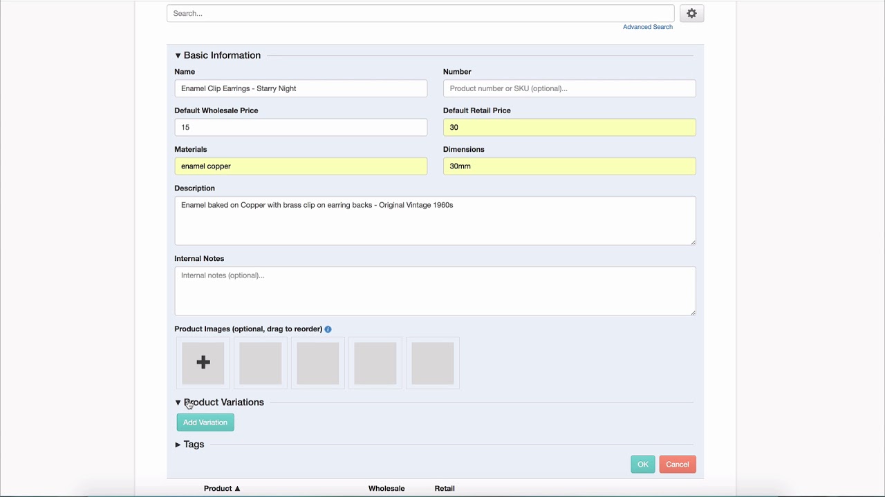 How to Add Finished Product Inventory in BenchWorks