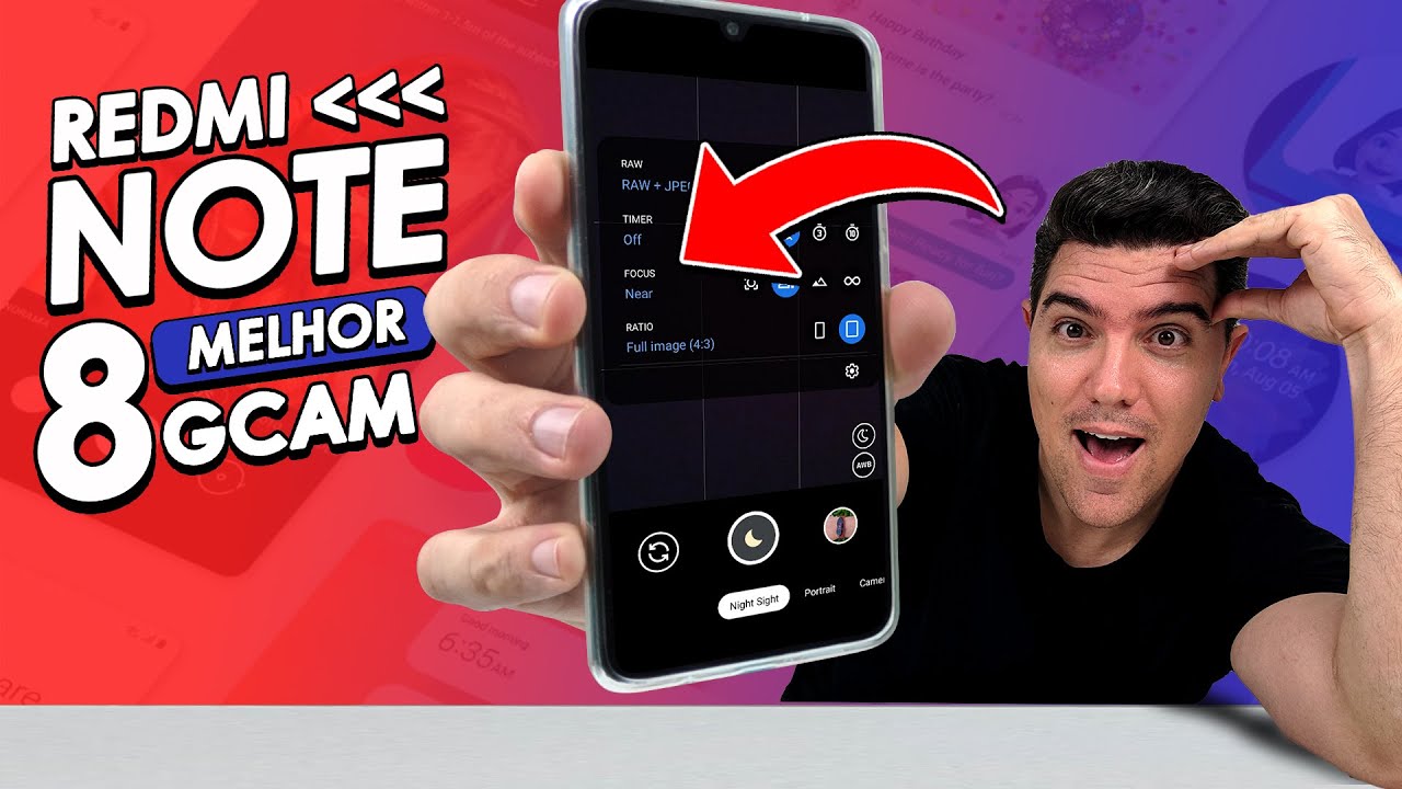 ESTA É A MELHOR GCAM para REDMI NOTE 8!!