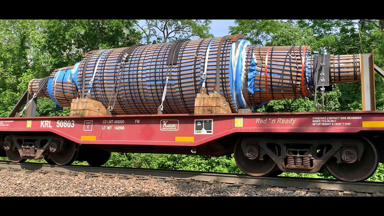 Weird Over Size Load On Norfolk Southern Train Going Up The Hill In Ky & Short Line Railroad Chase