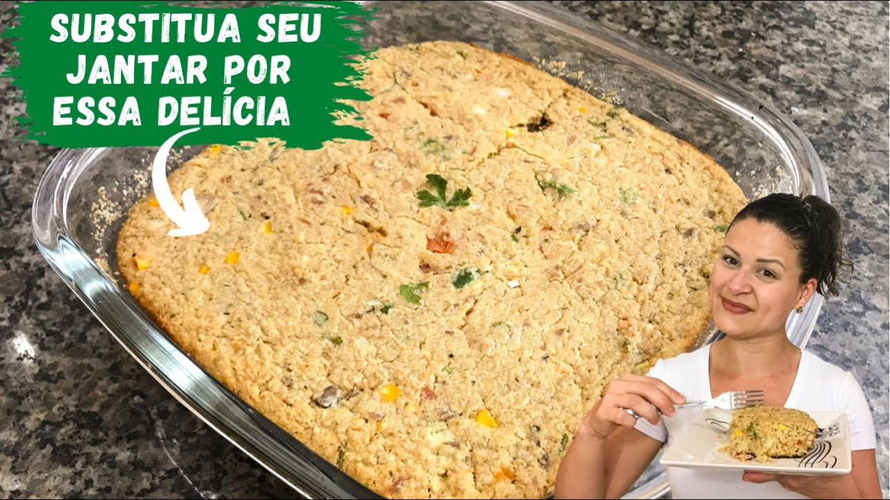 TORTA DE ATUM COM AVEIA | Substitua seu jantar por essa delícia saudável #100