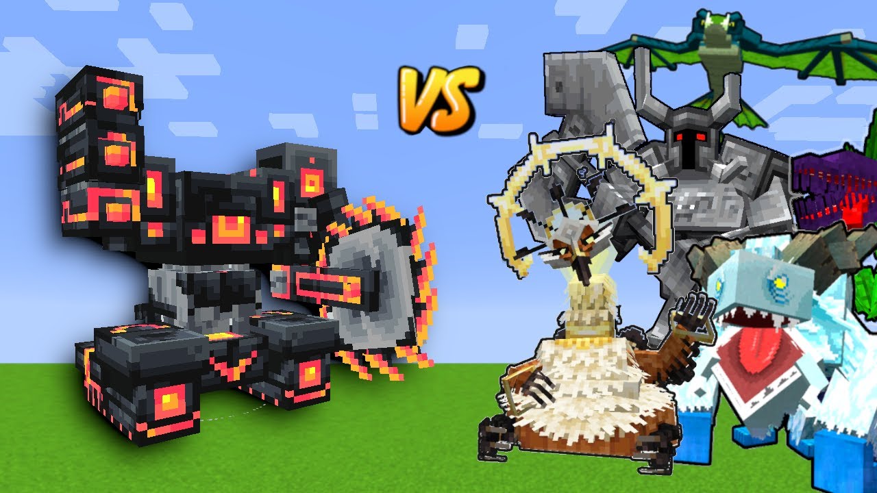 Prowler Vs Mowzie's Mobs in Minecraft