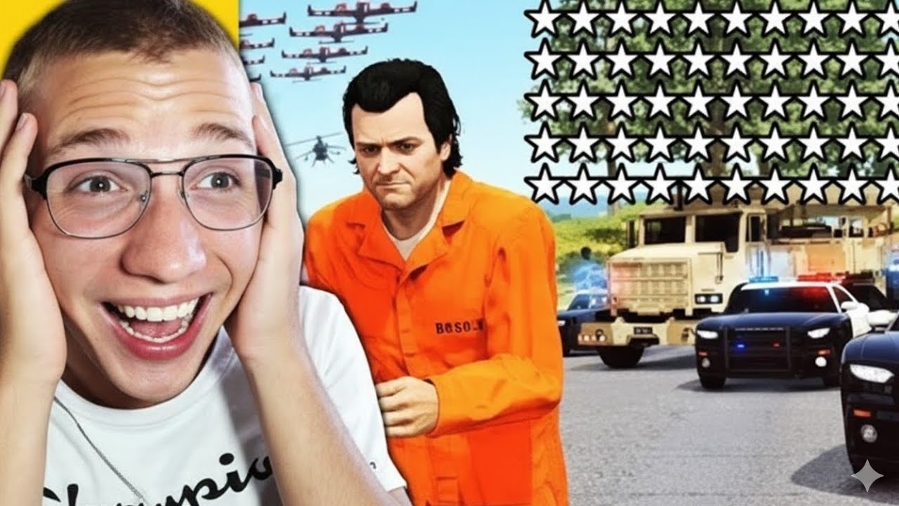 🔴 מה יקרה אם ננסה לברוח מ 50 כוכבי משטרה ב GTA V?! (רק 1% מכל מי שניסה הצליח לברוח מהמשטרה!)