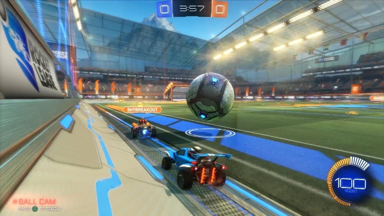 2v2 game play in Rocket League part2
