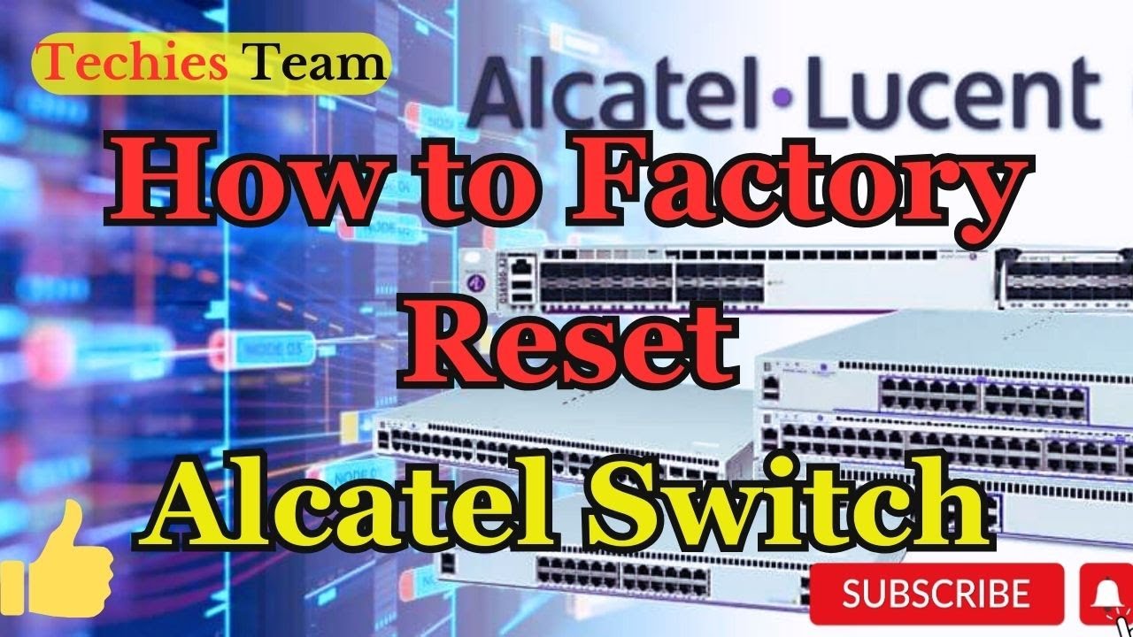 #alcatel  SWITCH #factory  #reset