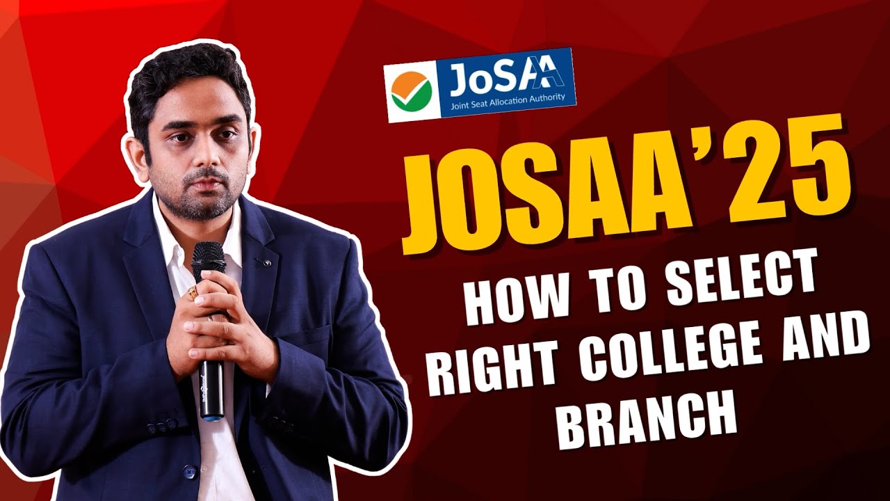 3 Rules in JOSAA 2025 to select right college and branch#IIT #JEE2025 #jeeadvanced2025