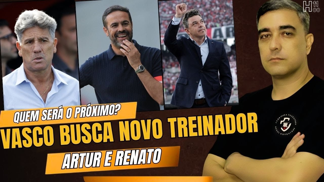 QUEM SERÁ O NOVO TREINADOR DO VASCO? ARTUR JORGE SONHO DA DIRETORIA E GALLARDO É UMA OPÇÃO!