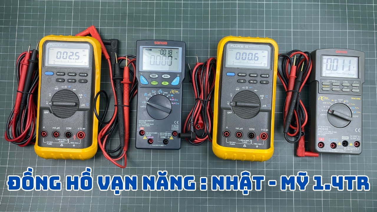 FLUKE USA So Với SANWA JAPAN | @DungCuNhatNT