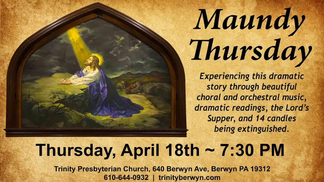 Maundy Thursday Service, Tenebrae, a Service of Darkness
