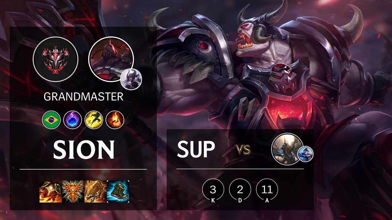 Sion Support vs Pantheon - BR Grandmaster Patch 10.16
