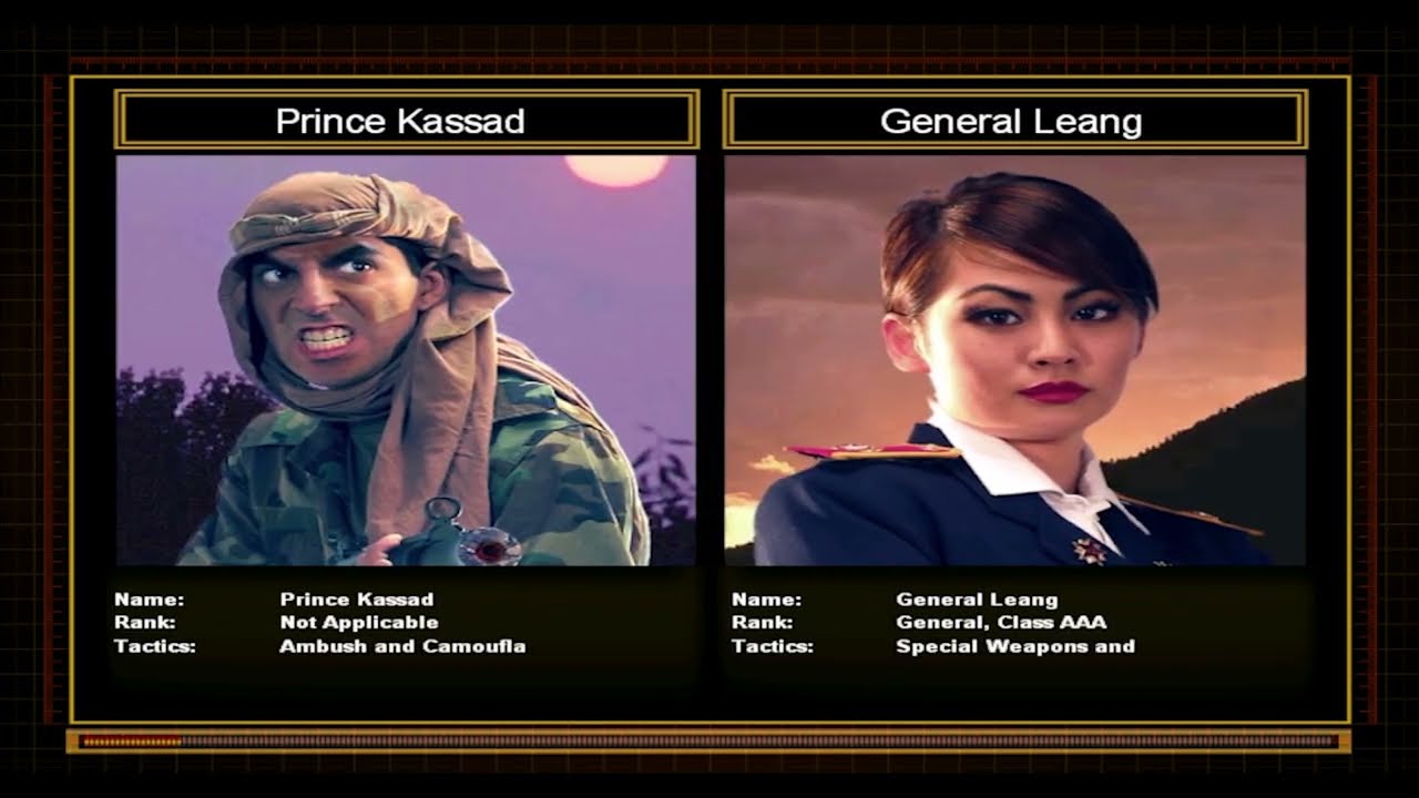 Command and Conquer Shockwave Modo Reto Prince Kassad vs General Leang
