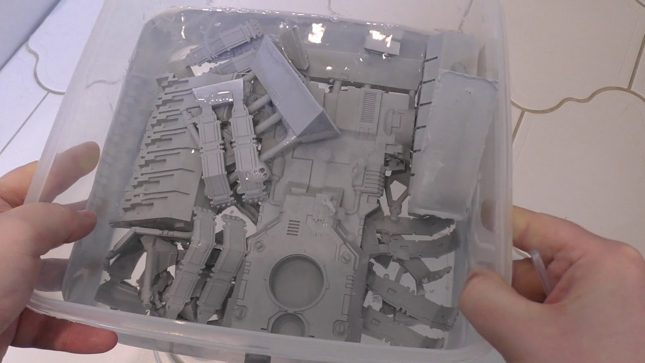 Astraeus Super Heavy Tank - How to prepare Forge World resin