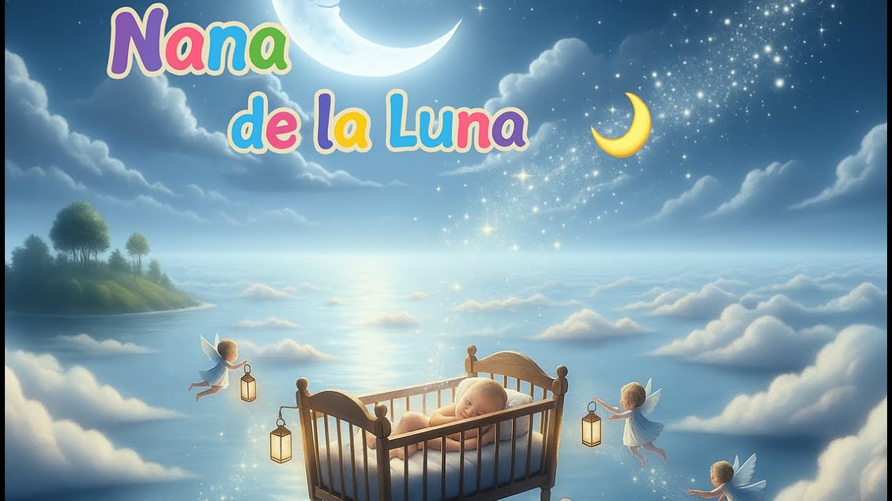 Nana de la Luna | Canción de cuna suave para dormir bebés