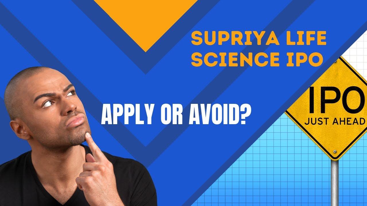 SUPRIYA LIFESCIENCE IPO GMP | SUPRIYA LIFESCIENCE IPO REVIEW #SUPRIYALIFESCIENCEIPOGMP #IPOREVIEW
