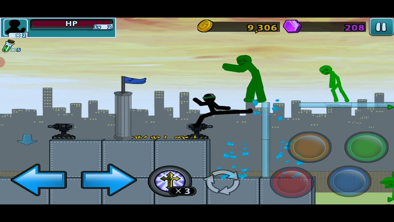 Tips How To Up Lvl and Ez got coins || Anger Of Stick 5