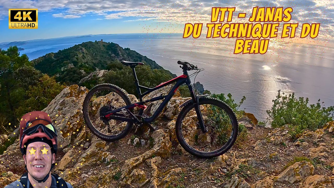 Janas - Paradis du VTT ! Du technique vue mer 🤩 Enduro, la Seyne sur mer, Var