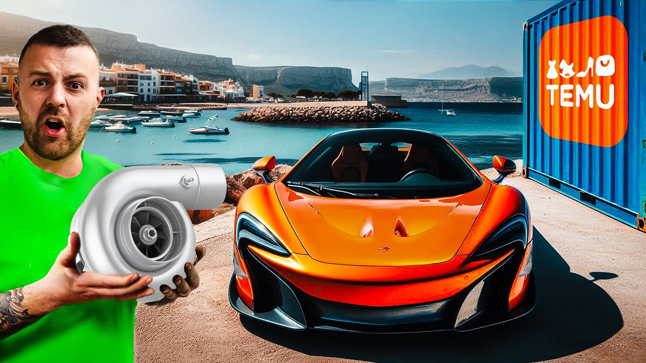 BUILDING THE FASTEST MCLAREN FROM TEMU THEN ATTEMPTING THE HOTTEST ROADTRIP