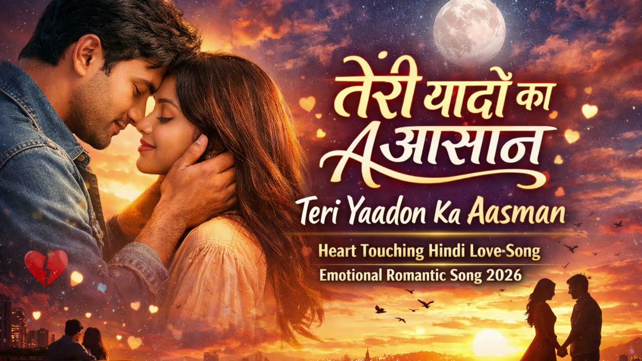 Teri Yaadon Ka Aasman ❤️ | Heart Touching Hindi Love Song | Emotional Romantic Song 2026 |