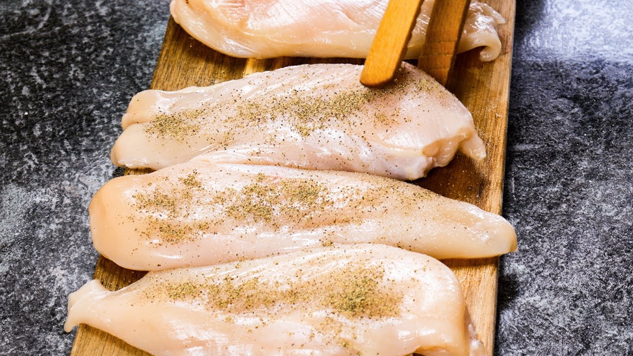 Простой рецепт куриного ужина! | Запеченное куриное филе, сильно сочное и хрустящее👌