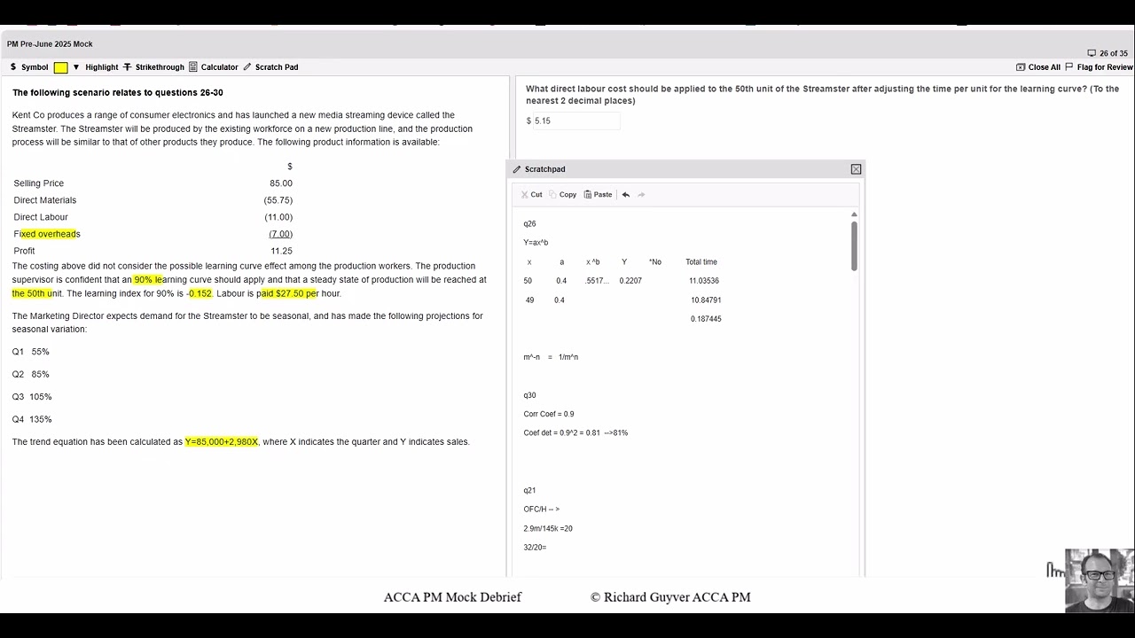 Section B Kent - Quantitative Analysis:  Learning Curve and Time Series
