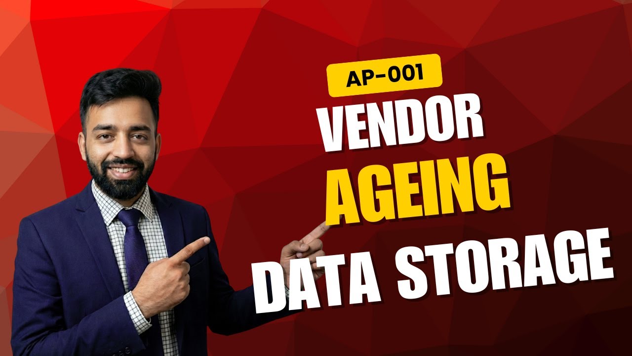 Vendor Aging Data Storage | Vendor Ageing Report using Data Management | D365 FO