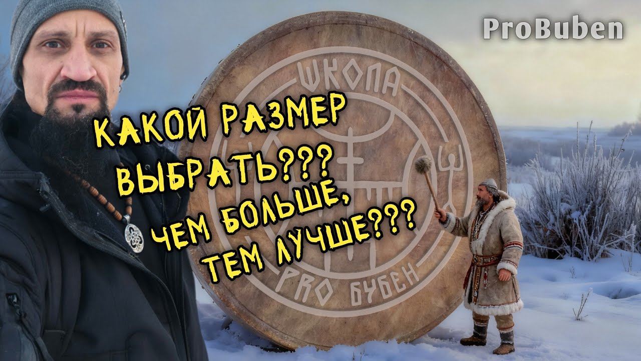 Какой размер бубна выбрать? Чем больше, тем лучше?! Школа Шаманского Бубна ProBuben