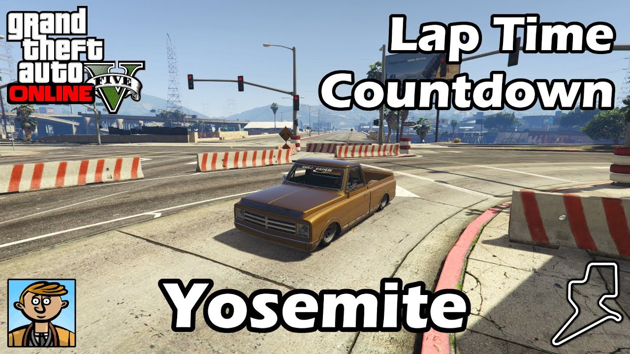 Fastest Muscle Cars (Yosemite) - GTA 5 Best Fully Upgraded Cars Lap Time Countdown