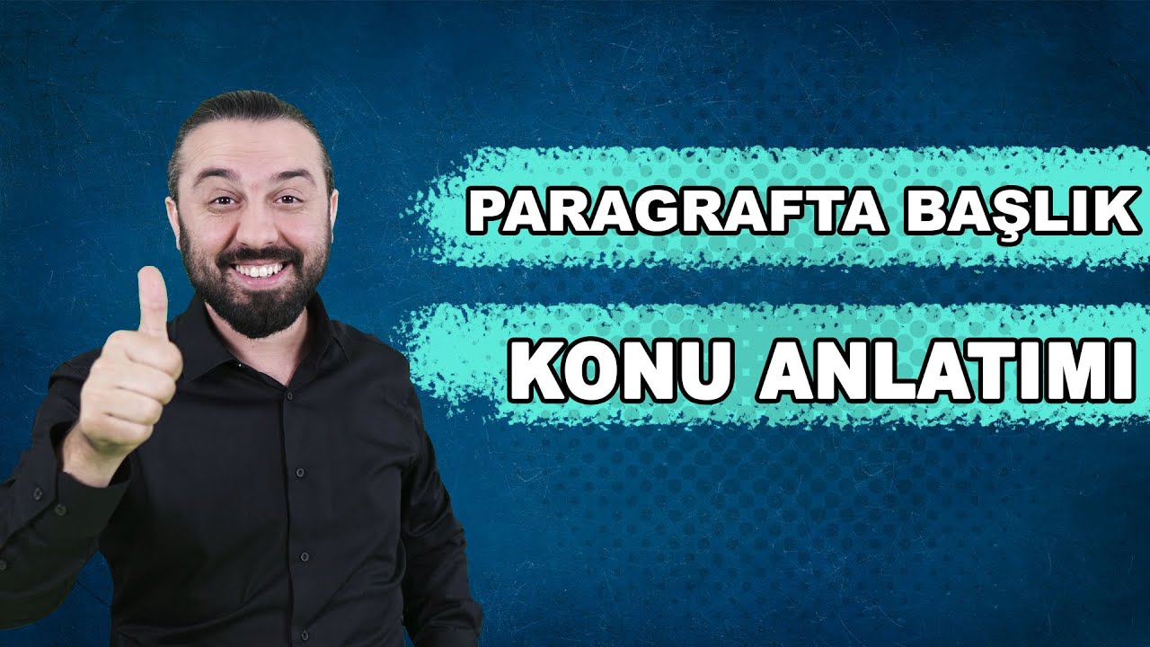 Paragrafta Başlık | Paragrafı Sevdiren Hoca - Hamza Kaya