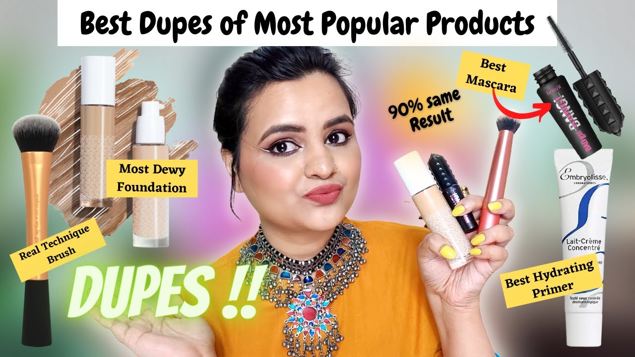 MOST AFFORDABLE DUPES 🤯OF MOST POPULAR PRODUCTS || Believe me !! you have to try 😱 #makeupdupe