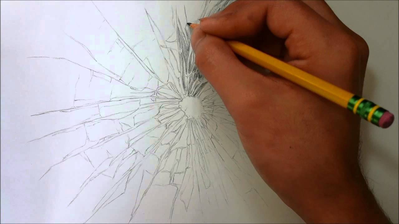 Drawing Broken Glass