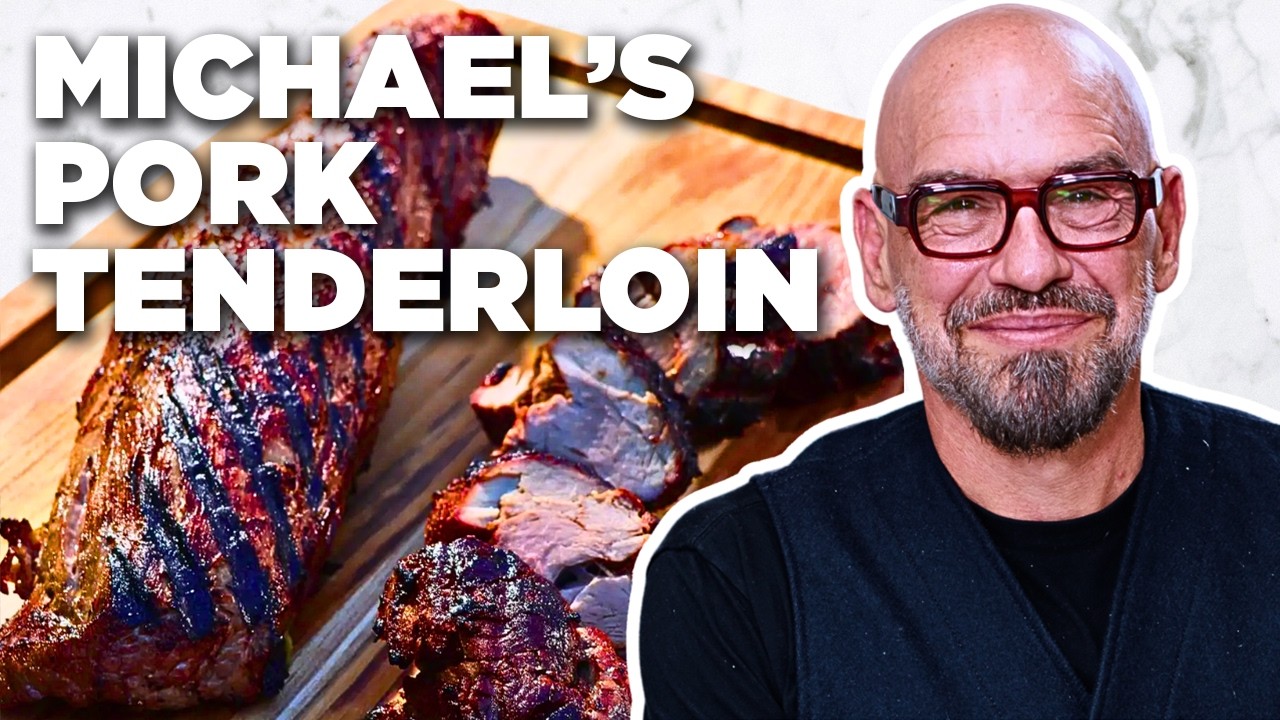 Michael Symon's 5-Star Grilled Pork Tenderloin 🌟 | Symon&rsquo;s Dinners Cooking Out | Food Network