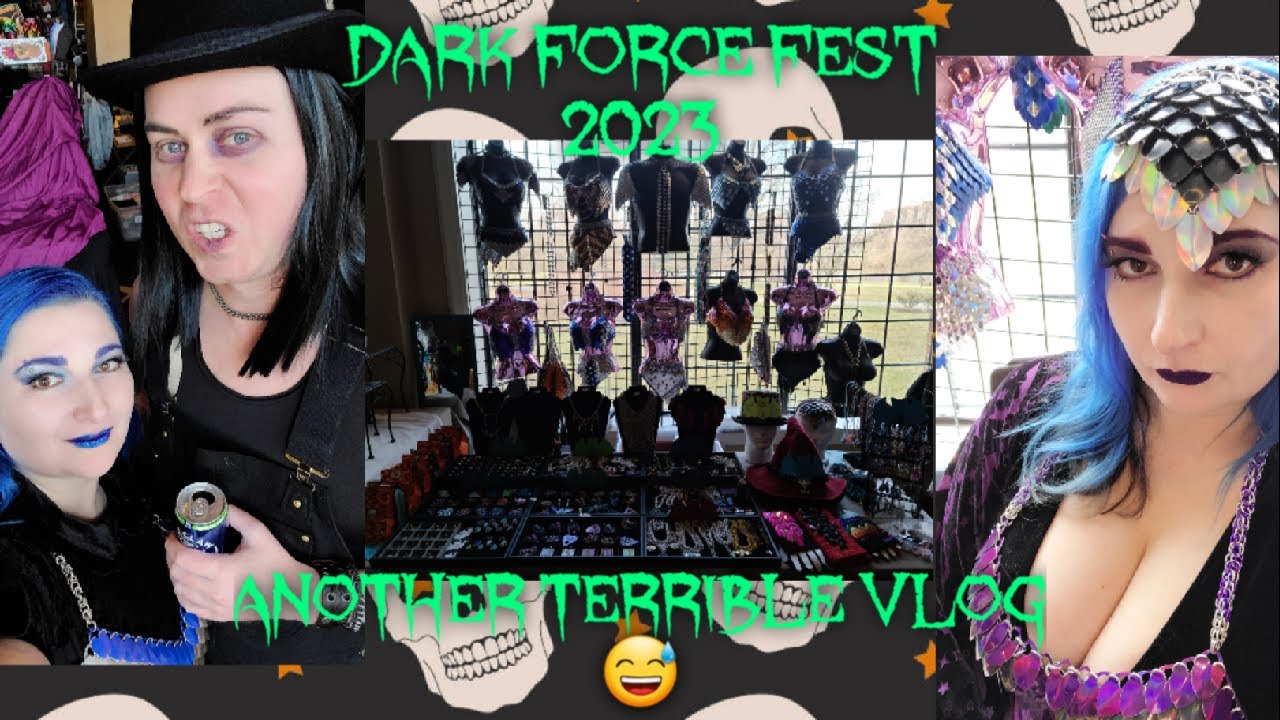 another terrible vlog DARK FORCE FEST 2023 vending at the gothic music festival in NJ💜🦇💜
