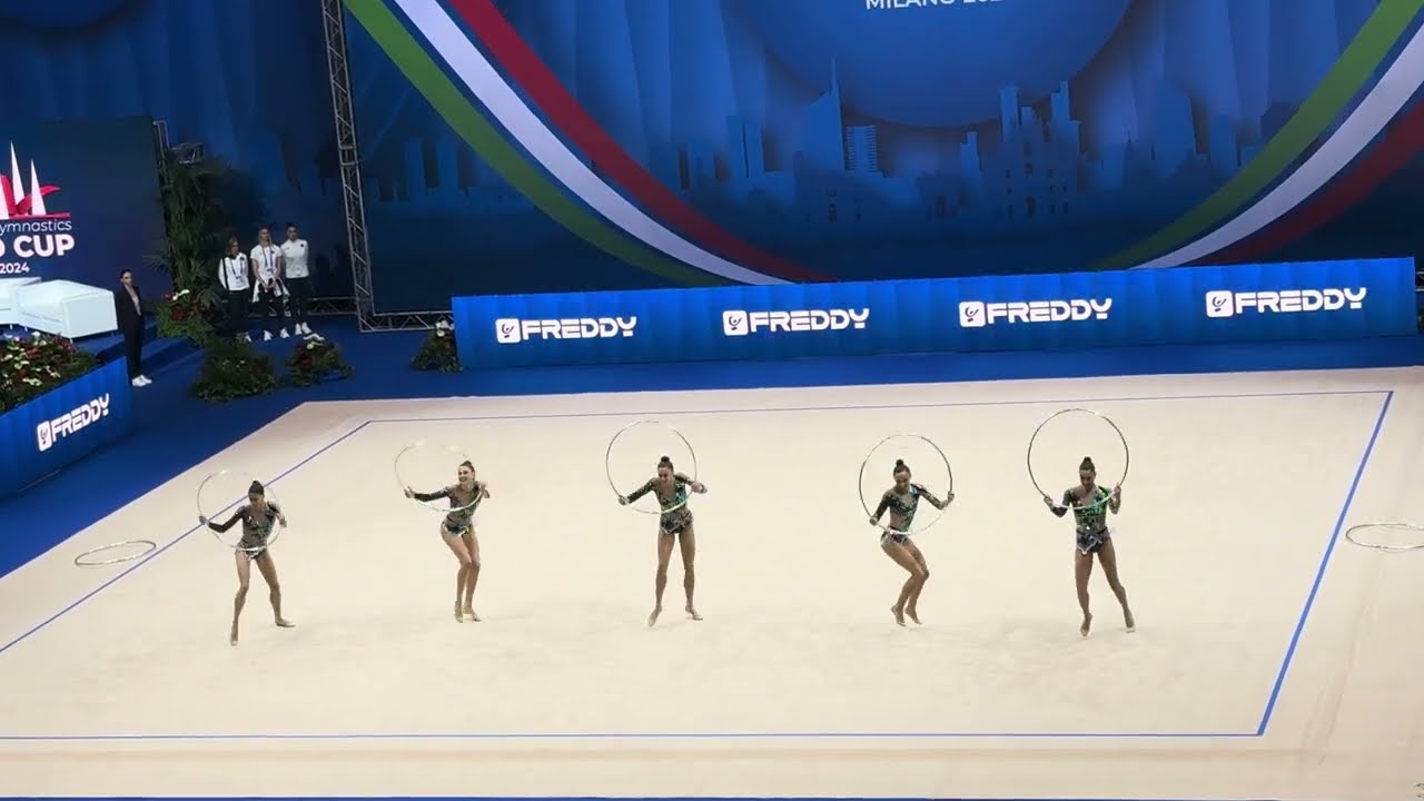 World Cup FINALI di ginnastica ritmica Italia Farfalle 5 cerchi 🇮🇹⭕️