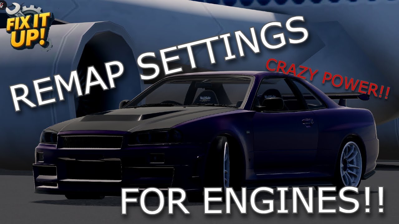 Remap Settings For Engines Roblox Fix it Up!