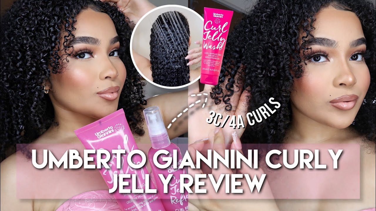 UMBERTO GIANNINI CURL JELLY REVIEW | Wash Day & Curly Hair Routine | FOR ALL CURL TYPES