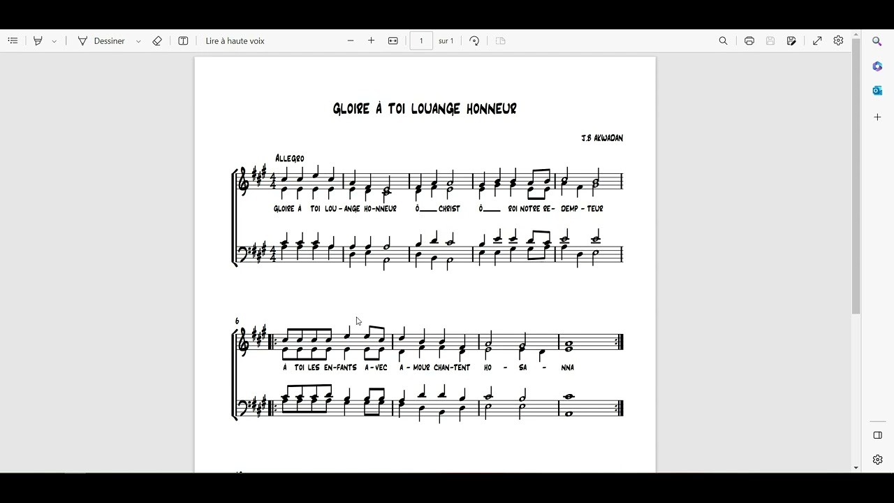 La louange de rameau (Compilation 3 chants)