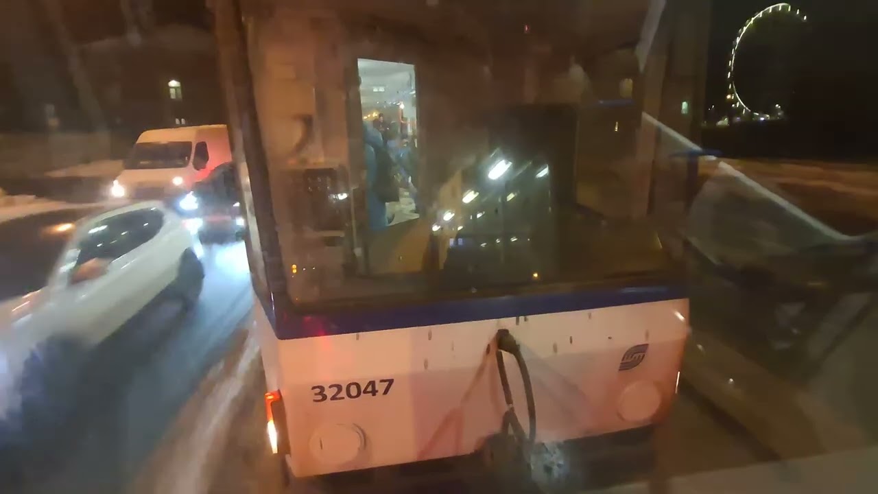 Trip with Tatra T6B5SU- 32036 + 32047