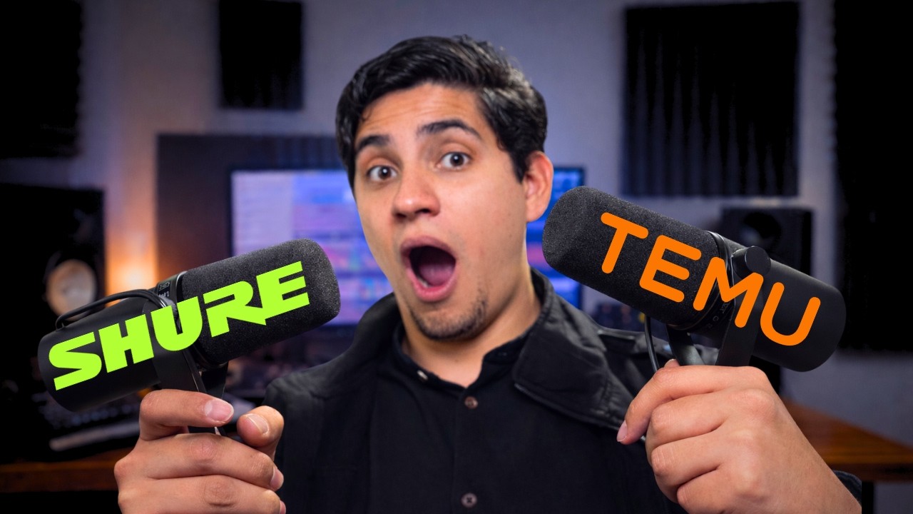 ¿Suena Igual? SHURE SM7B vs Micrófono de TEMU (Comparativa Real)