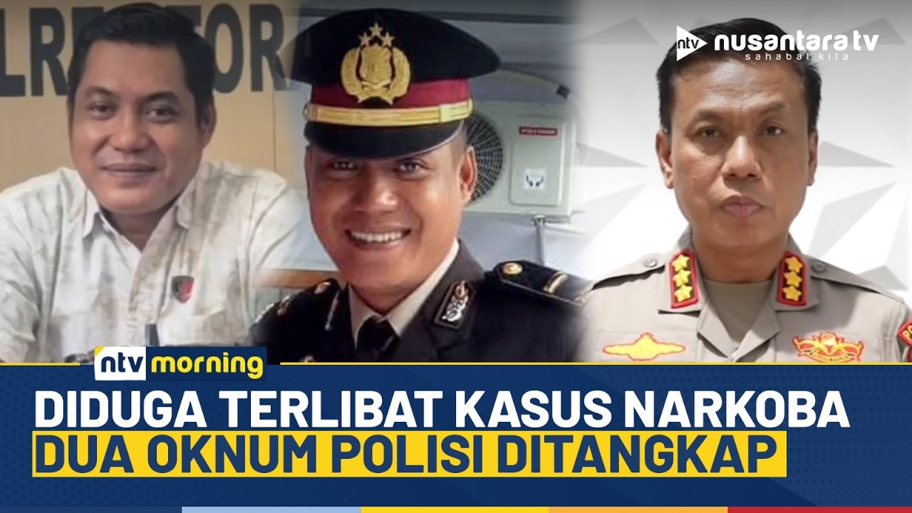 Heboh! 2 Oknum Polisi Terlibat Peredaran Narkoba, Diduga Terima Setoran Rp13 Juta per Minggu | NTV