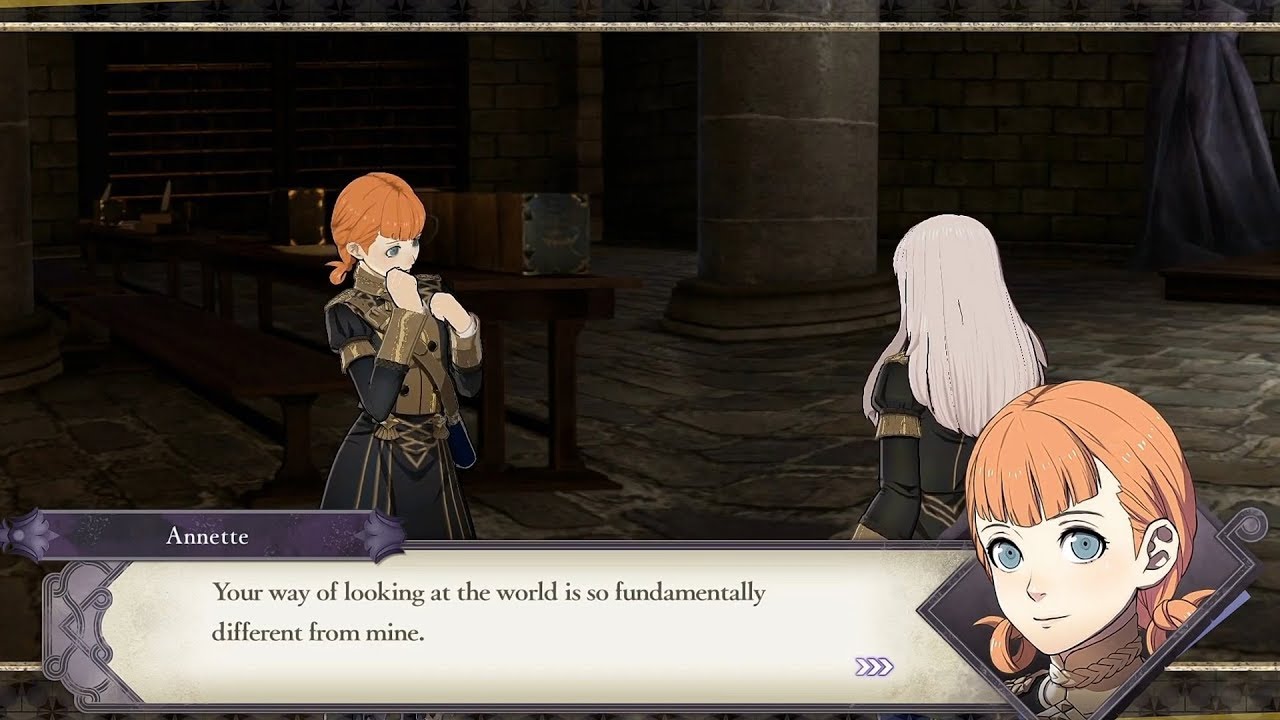 Annette & Lysithea Support Conversations  - Fire Emblem: Three Houses [Switch]