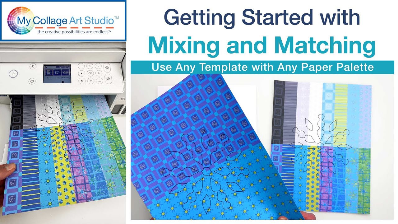 Getting Started: Mixing and Matching Collage Art Kits